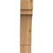Ekena Millwork 4"W x 10"D x 18"H Merced Rough Sawn Knee Brace, Western Red Cedar BRC04X10X18MRC00RWR - alternate 3